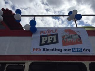 Bus-ting PFI - about to set off around Newham today