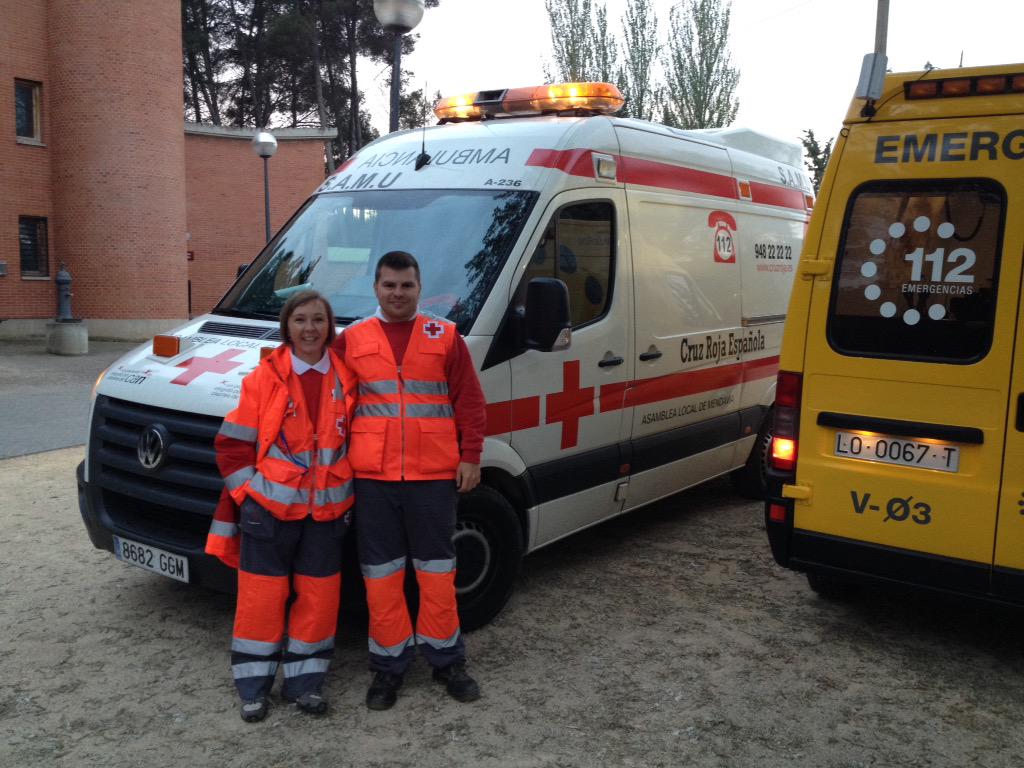 CruzRojaRioja's tweet photo. Otro año más @CruzRojaNavarra colabora con #Voluntariado de la Asamblea de Mendavia #Valvanerada2015 http://t.co/eYdgxAxlyN
