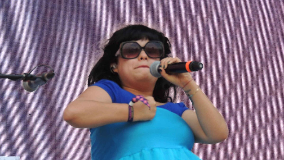 tuvoxtv's tweet photo. @amandititita en @PalNorteOficial 2015 http://t.co/4qQXcZZ9VI