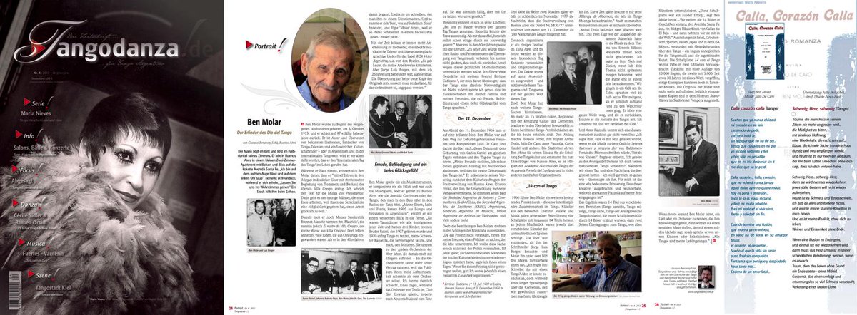 tangosalon's tweet photo. Compartimos la entrevista a #BenMolar que G. Benzecry Sabá realizara para la revista alemana Tango Danza, en Oct/2013 http://t.co/I0sP3di5bM