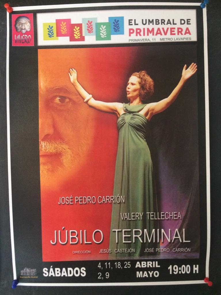 Monsantamarina's tweet photo. Maravillosa #JubiloTerminal con @CARRIONJP y @ValTellechea Enhorabuena!!!! http://t.co/OjV8cs5pjE