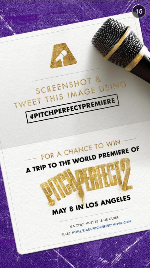 SunnySmile91's tweet photo. I am so ready! #PITCHPERFECTPREMIER http://t.co/UEZCLa7GJA