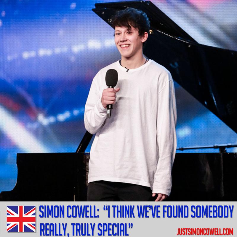 JustSimonCowell's tweet photo. Simon Cowell “I think we’ve found somebody really, truly special”. We agree Isaac is special, thoughts?. #BGT http://t.co/rhHGA1woIq