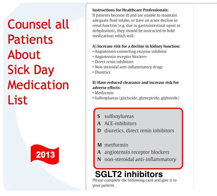 hswapnil's tweet photo. FTFY: “@wittykidney: @dr_nikhilshah #csn15 these agents should be added to list of drugs to "Hold during sick days"” http://t.co/i7LtFFNHDB