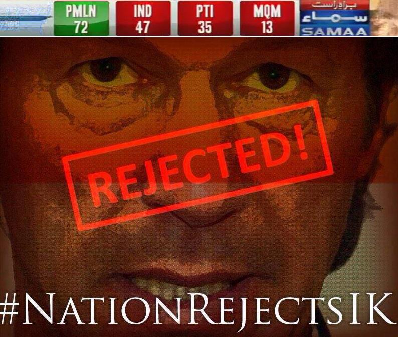 OazKhan's tweet photo. #CantonmentBoardElections #NationRejectsIK http://t.co/YaWVWFOqQ8