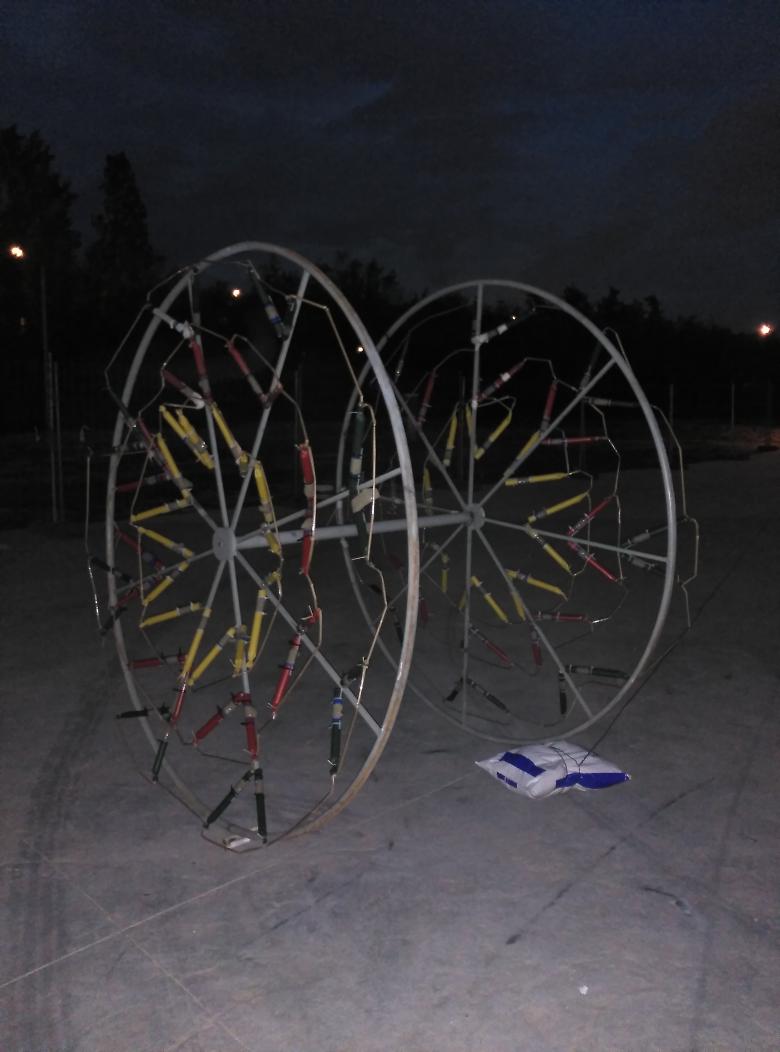 #Trobada2015 <a href="/trobadadelfoc/">trobadadelfoc</a> #Paterna
Ja tenim l'exhibició d'esta nit preparada.