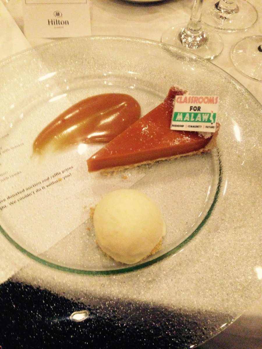 Classrms4Malawi's tweet photo. CfM branded desserts! Great from the Hilton! #CfMball http://t.co/aQDzjdJKNP