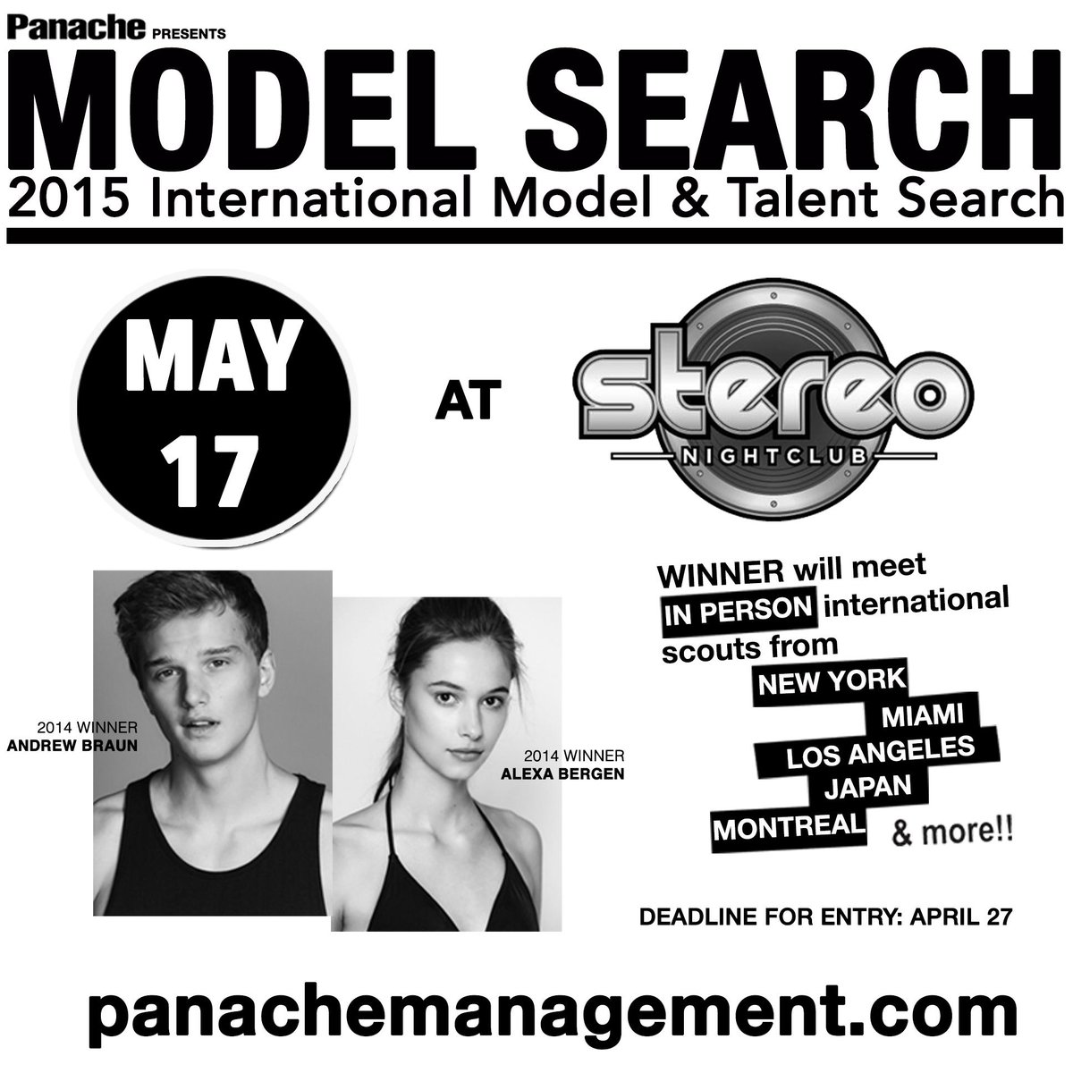 Panache Management (@panachetalent) on Twitter photo <a href="/wpgmagazine/">Winnipeg Women + Men</a> Pls RT! The deadline for our #modelsearch is Monday, April 27. Enter now: bit.ly/1EFbpGF <a href="/wpgmagazine/">Winnipeg Women + Men</a> Pls RT! The deadline for our #modelsearch is Monday, April 27. Enter now: bit.ly/1EFbpGF
