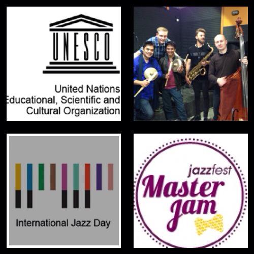 @dwiki_dharmawan/AdamGolucki/PawelUwirsku/PiotrChecki akan tampil 26April di MasterJamFest Odessa