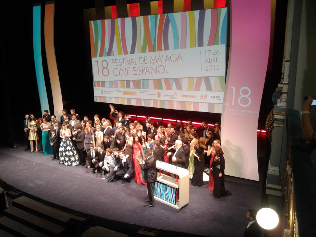 Depelicula_rne's tweet photo. Adios Malaga.Ahora os esperamos en el cine. Felicidades http://t.co/4Y7IxCOQvN