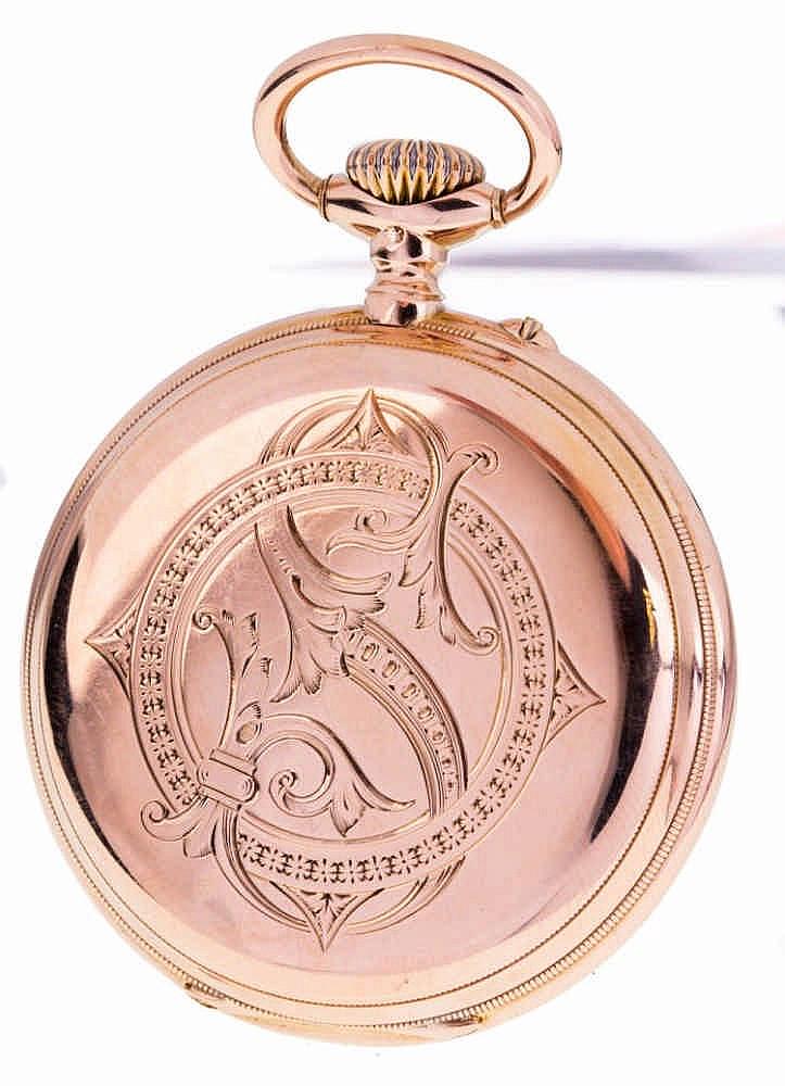 InvaluableLive's tweet image. Time well spent. 1890 #PatekPhilippe 18ct gold keyless #pocketwatch: ow.ly/M6xXK #timepiece @AuctionZero
