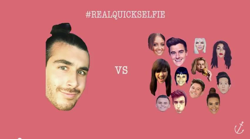 LittleSea's tweet photo. #REALQUICKSELFIE video coming at 4PM.... 🙈 http://t.co/seAk6MtljT