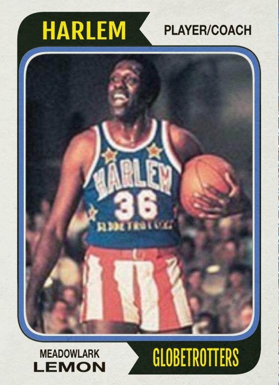 Happy 83rd birthday to Meadowlark Lemon. Got to see him live in the 70s. Globies beat the Generals. 