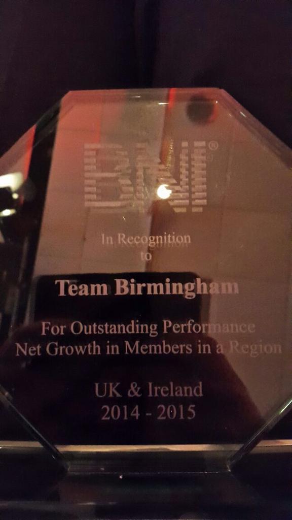 <a href="/BNISunrise/">BNI Sunrise</a> <a href="/bnibirmingham/">BNI Birmingham</a> <a href="/StPaulsBNI/">St Pauls BNI</a> <a href="/BNI_National/">BNI UK and Ireland</a> #BNIDC the end of a great conference and an award for Birmingham