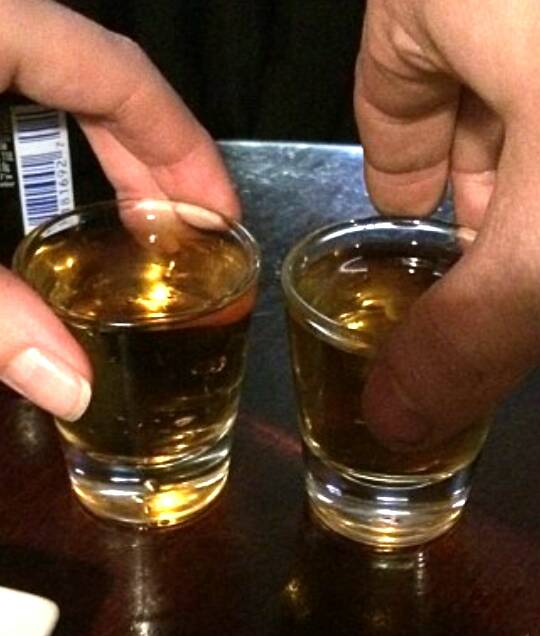 invaderZim93's tweet photo. I'm drinking a #shot at Brooklyn Colony via @BARTRENDr. #shots http://t.co/4xF9YP7ywq