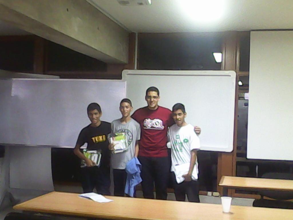 #FLISOL2015  entrega de Premiaciones del Torneo de Juegos de Software Libre.
