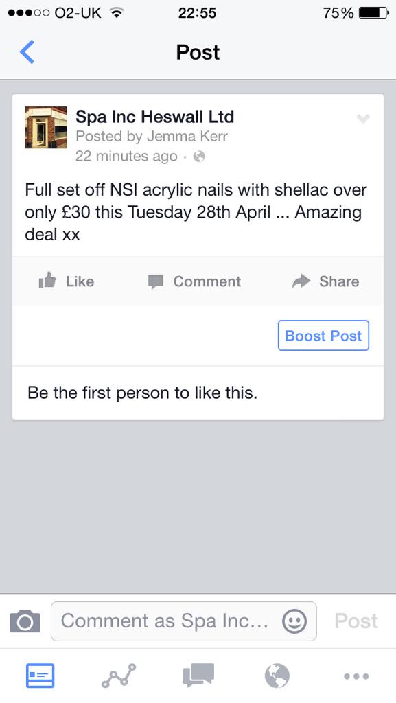 jemmakerroo's tweet photo. Offer on Tuesday girls 💅🏻❤️ http://t.co/kZAM9fFUFm