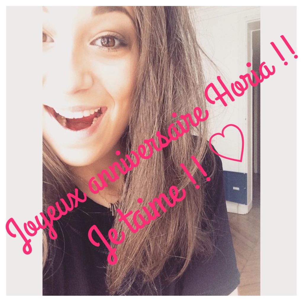 #HappyBirthdayHoria @Horia_Youtube Je t'aime 💕✨❤️