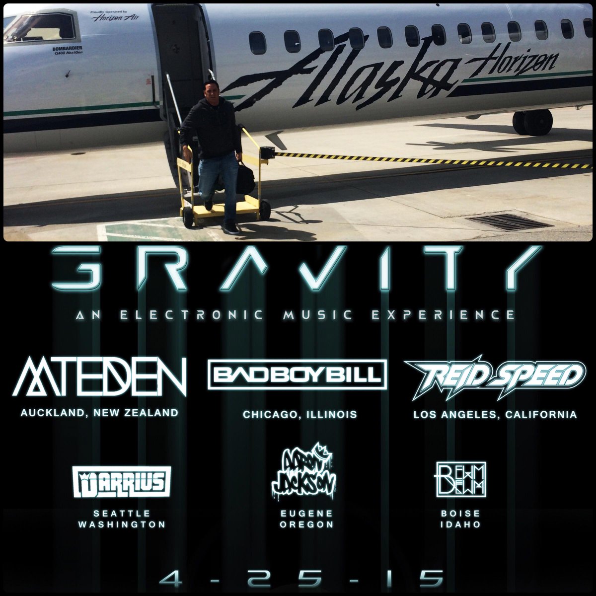 djbadboybill's tweet photo. Excited to play @GravityInBoise today w/ @reidspeed @mtedenofficial @djaaronjackson @_DARRIUS_ #GravityBoise http://t.co/urgvvE9Tov