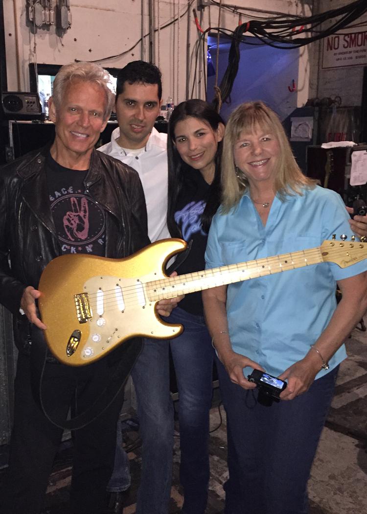 donfelder's tweet image. Some of the VIP "Meet &amp;amp; Greet" people in San Antonio last night.  Had so much fun showing them my guitars.