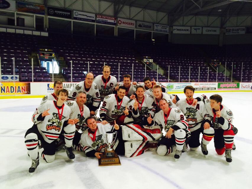 CRHLUpdates's tweet photo. Congrats to the Guelph Griffins for winning the E division final! http://t.co/KYG0N0tD8d