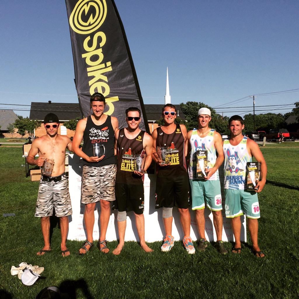 Congrats to @chicospikeball for 1st, <a href="/ripspikeball/">R.I.P. Spikeball</a> for 2nd and Chubby Bunny for 3rd! #Spikeball #Jointhemovement