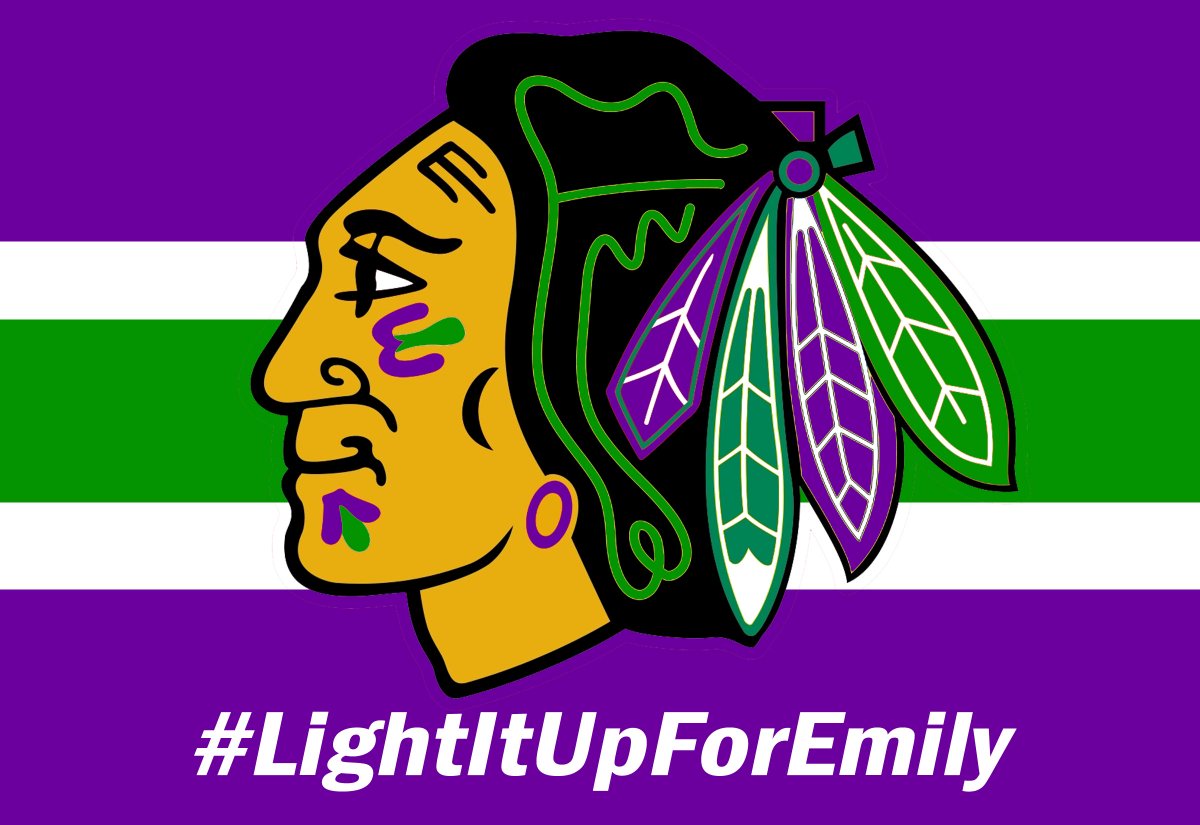 TheDCDavis's tweet photo. @NHLBlackhawks @88PKane @taylorswift13 #LightItUpForEmily http://t.co/2s4pIdMTmR