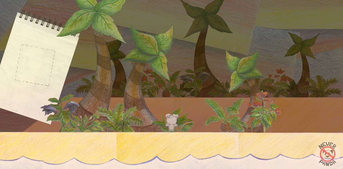 NeverPandaGames's tweet photo. Just started working on the colored pencil world of our #indiegame #screenshotsaturday #gamedev #indiedev http://t.co/heyU9AYm83