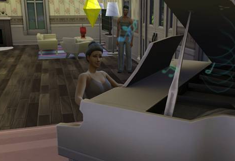 TheMainbow's tweet image. level 10, playing piano