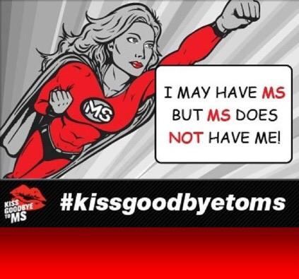 msMSaustralia's tweet photo. Awesome! @GoTeamKaleigh #MSwarrior raising awareness with #dontMSwiththisB http://t.co/tUuIuPf7PF #KissGoodbyeToMS http://t.co/czksWF3UeZ