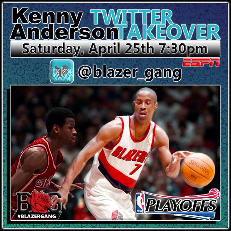Blazer_Gang's tweet photo. Don't forget #BlazerGang This is happening in just a few hours! #KennyAnderson #RipCity Get your questions ready!! http://t.co/AhQ6ffMNCk