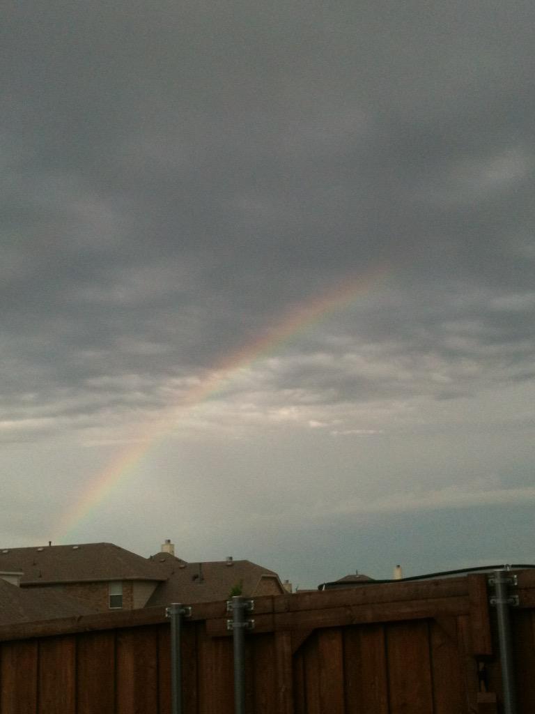 <a href="/annasita/">ann mcgregor</a> Been thinking about you today! We had bad storms all week in Dallas, Texas, but caught this pic!