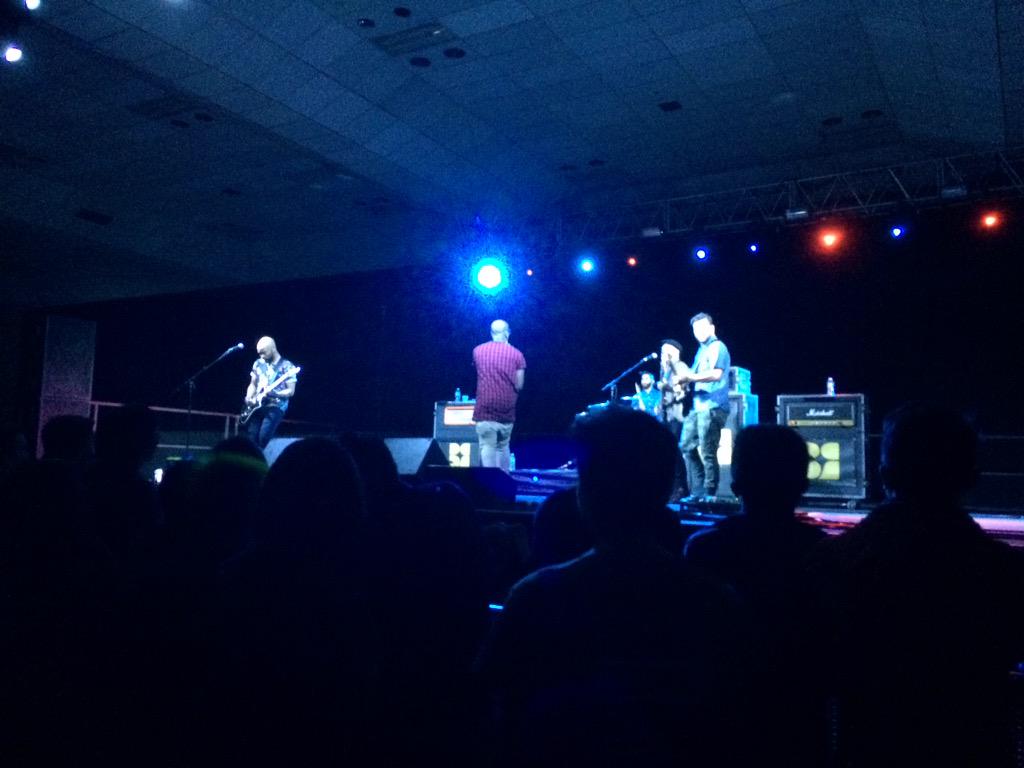 MITstudents's tweet photo. Opening act, @BadRabbits has taken the stage. #springFEST15 http://t.co/UKUEbdoXx0