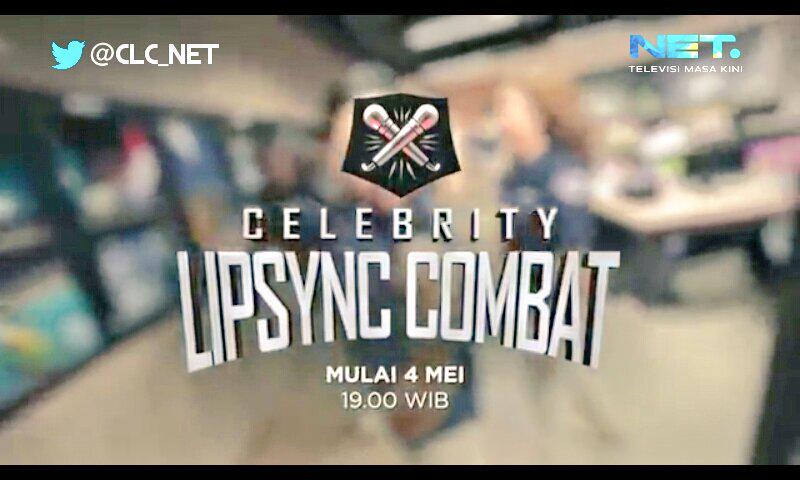 CLC_NET's tweet image. Celebrity Lipsync Combat mulai 4 Mei, Senin-Jumat pkl 19.00 WIB hanya di NET. :)