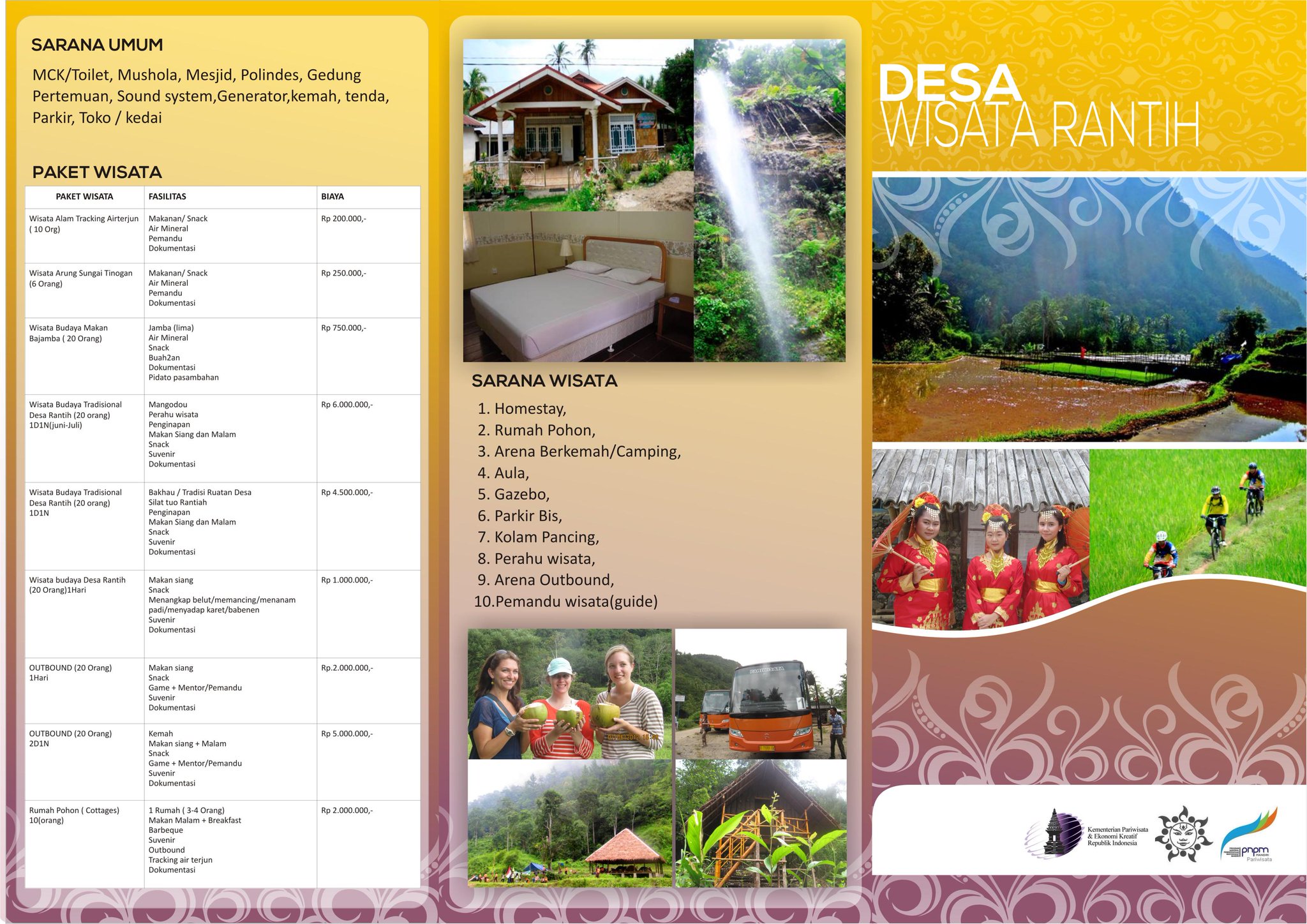 Wisata Desa Wisata Rantih  Wisata Dan Info Sumbar