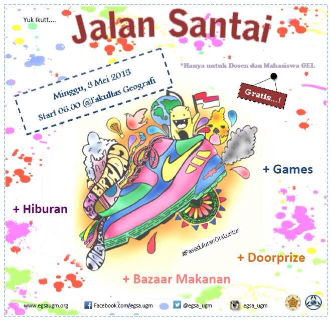 <a href="/gelugm2010/">GEL 2010</a> <a href="/gelugm2011/">GEL FGE UGM 2011</a> <a href="/gelugm2013/">GEL FGE UGM 2013</a> <a href="/gelugm2012/">Geo-Lingkungan 2012</a> <a href="/gelugm2014/">gelugm2014</a> 
#PaseduluranOraLuntur