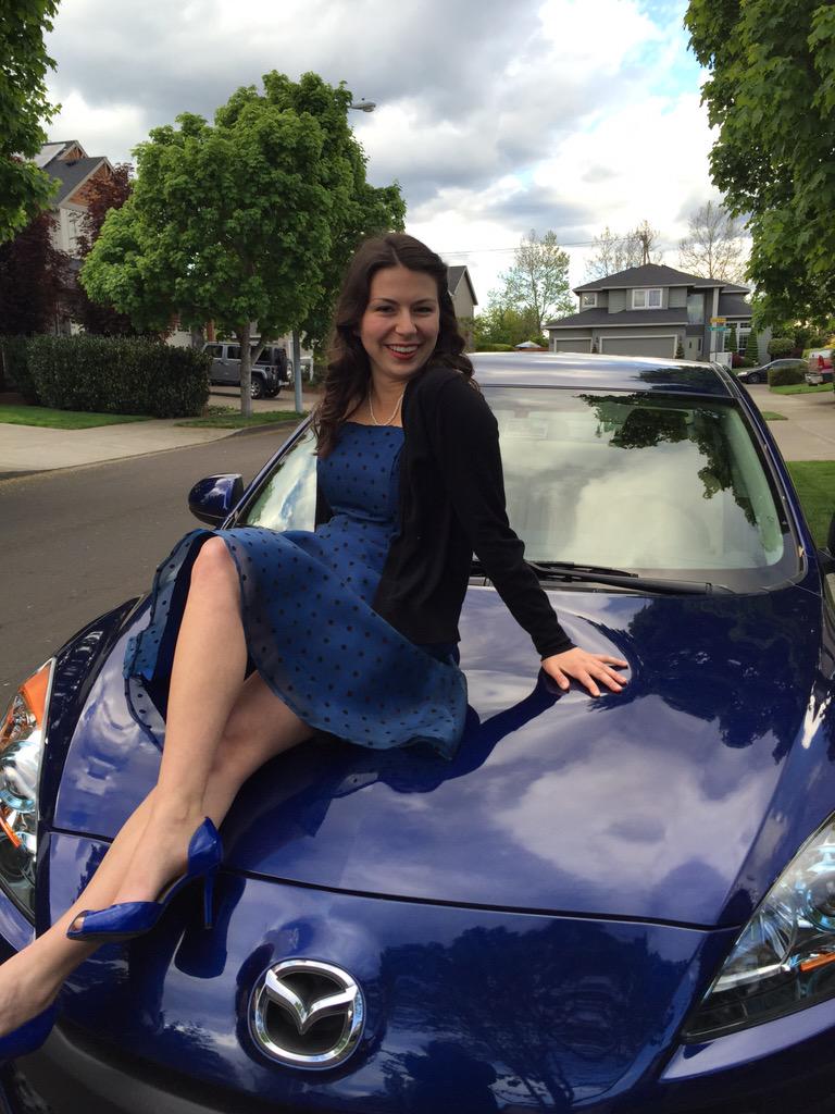 beccamacncheese's tweet photo. When you match your car #fakeprom2k15 #coatcheckcrew http://t.co/rH3EeO63KV