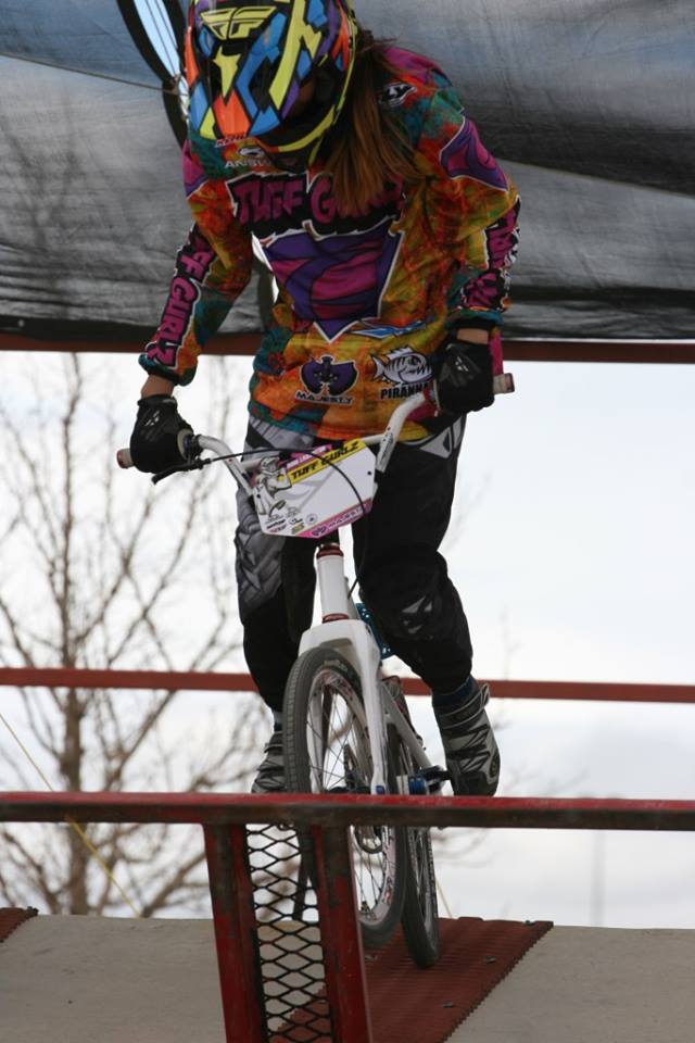 tuffgurlzbmx's tweet photo. Tuff Gurl Veronica Laughton heading out to the OTC Devo Camp in Chula Vista http://t.co/KRALw178wn
