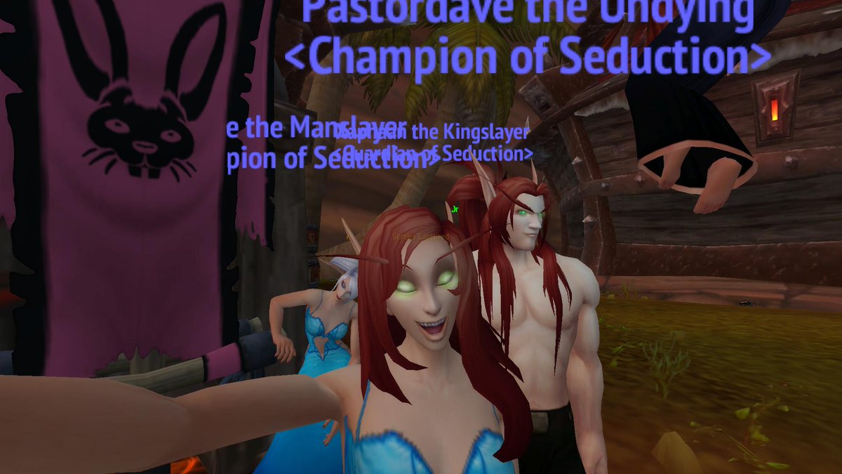 nev3render's tweet photo. Everyone is so thirsty to photo bomb us #seduction #pdave #orgrimmar #smolderthorn #wowselfie #worldofwarcraft http://t.co/0vdbmmxktL