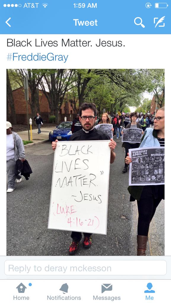 paulaw_dcc's tweet photo. We need unity and support from all races and religions so we can show how #BlackLivesMatter #FreddieGray #dcc106 http://t.co/4zGE2JA6wU