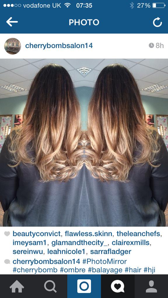 Annmarie On Twitter K8crompton Cherrybomb Hair Balayage