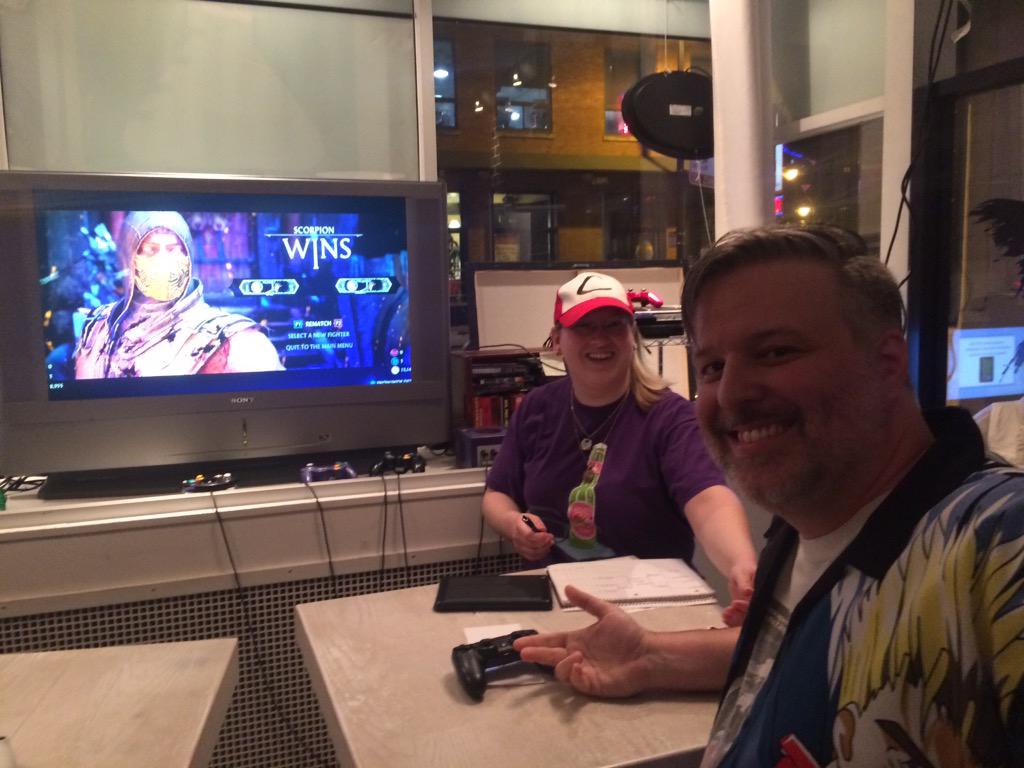 SFCOchicago's tweet photo. He finished them. Our tournament winner. #C2E2 #Booth350 #MortalKombatX http://t.co/P9boK0IKTu