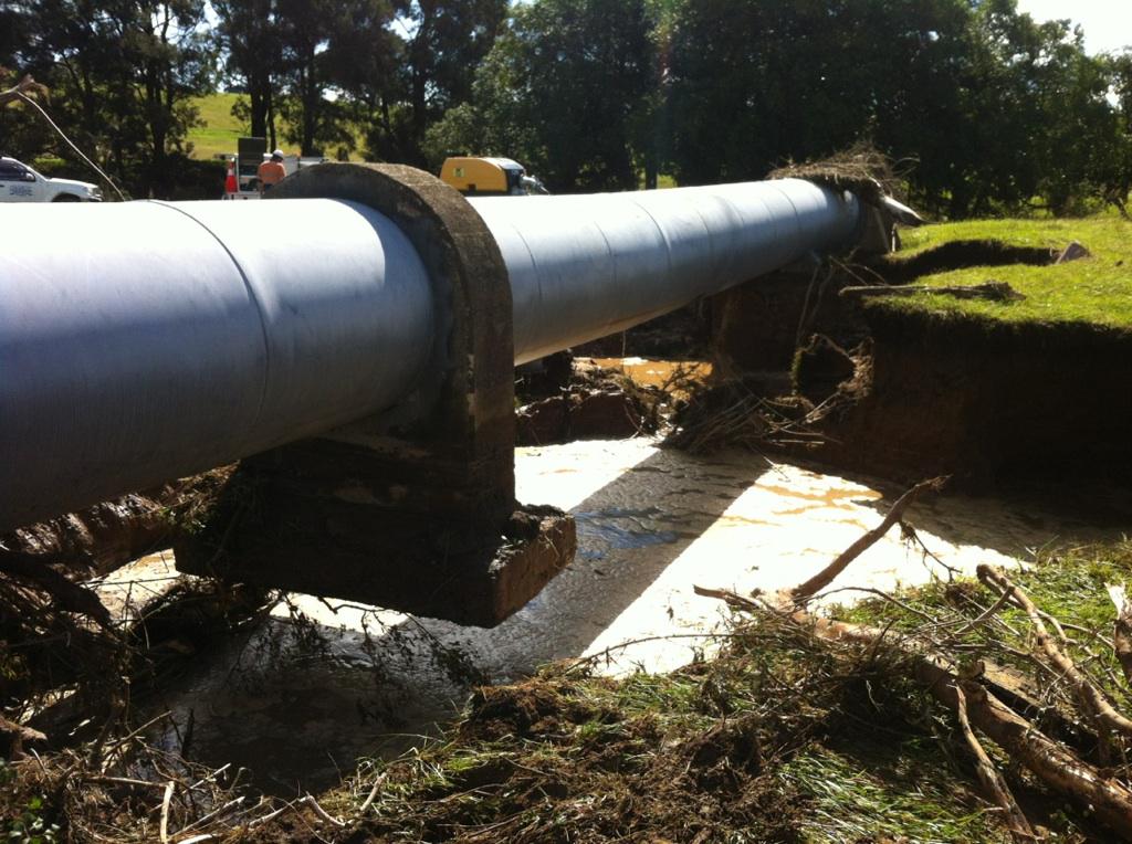 HunterWater's tweet photo. One more photo of CTGM damage. 2 weeks is the estimation for repair work. #NewyStorm @1233newcastle @nbnnews http://t.co/KE8juB9lvk