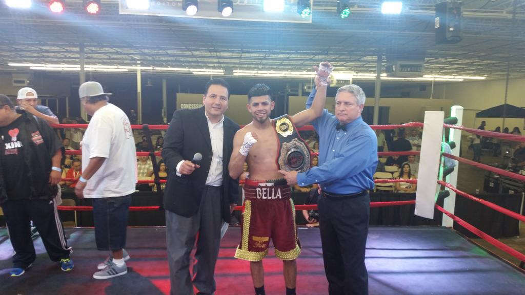 TRUBoxingHeadz's tweet image. Oscar Mojica with the UD win over Joseph Rios @Oengar #BoxingWars