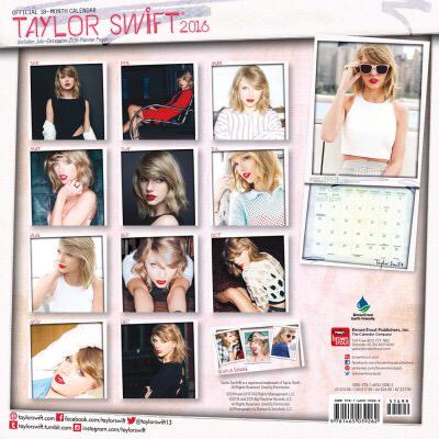 TSwiftLA's tweet image. Taylor&apos;s new 2016 calendars!
