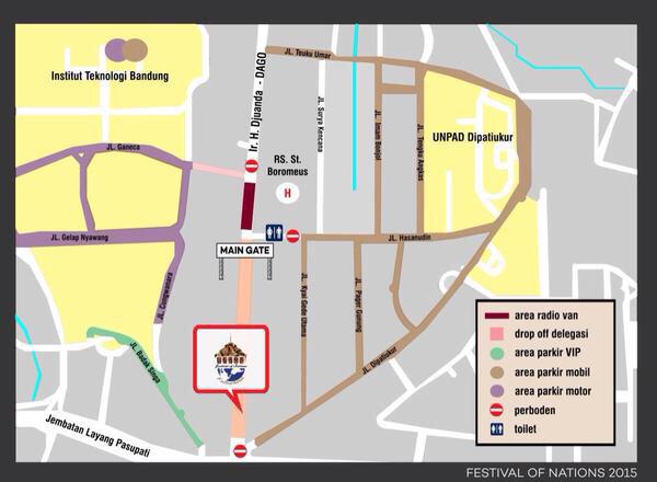 infobdg's tweet photo. berikut lokasi #FON2015 w/ @Naifband @MaliqMusic @ThedandeesID | Jl. Dago, 12pm till end @FestivofNations #eventBDG http://t.co/vUDnneRUZ7