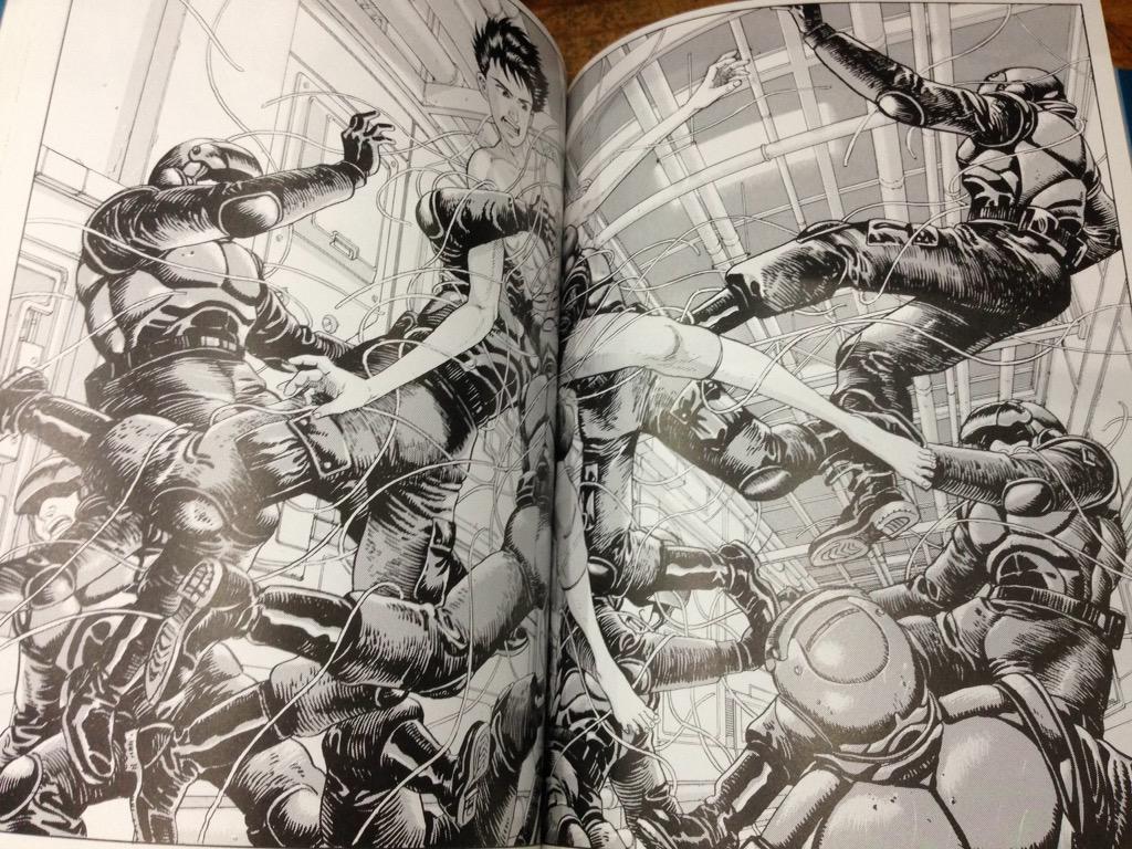 今朝読んだメビウス原作、谷口ジロー漫画の「イカル」を店頭に。この