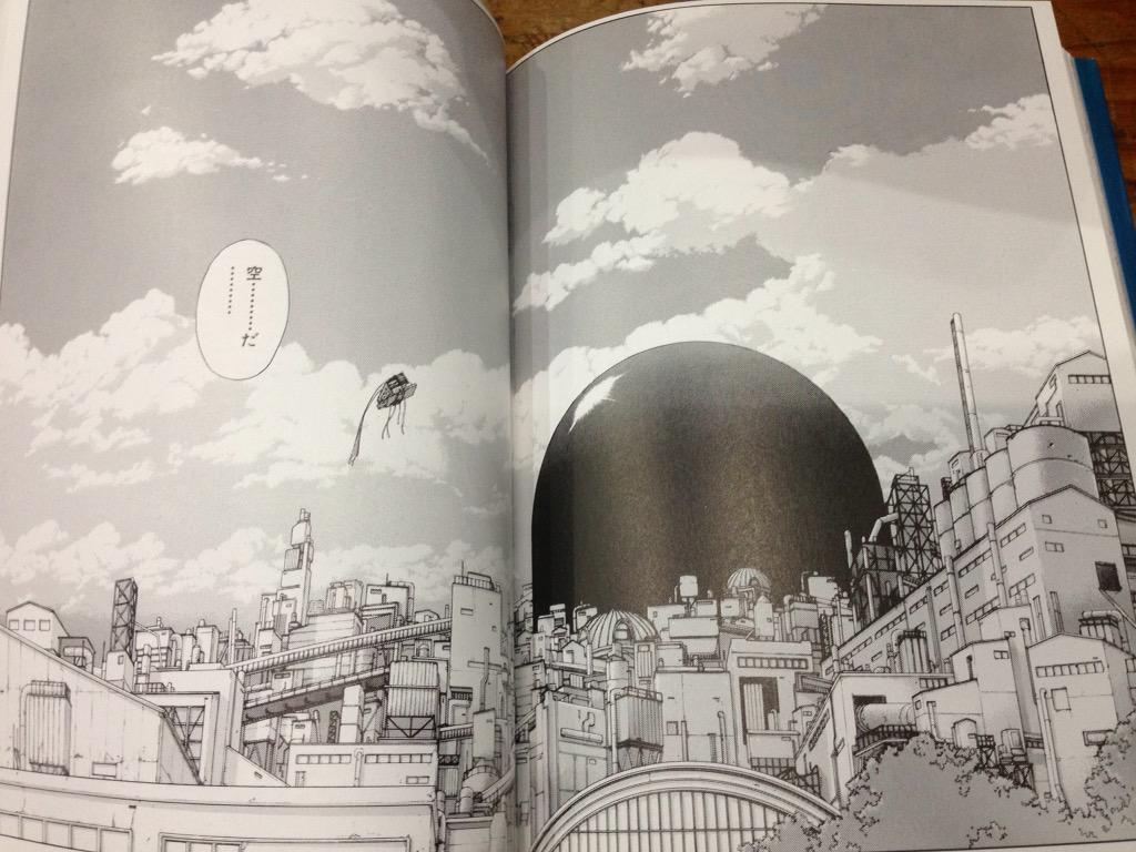 今朝読んだメビウス原作、谷口ジロー漫画の「イカル」を店頭に。この