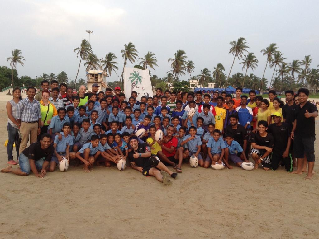 GoaRugby's tweet photo. The Torch Bearers of Tomorrow. Rugby Love &amp; Values from Goa, On Behalf of the People of India.
#GoaAmche @brettgosper http://t.co/HJMFhxpaKD
