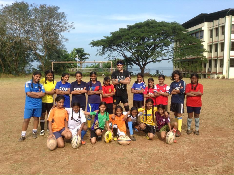 GoaRugby's tweet photo. The Torch Bearers of Tomorrow. Rugby Love &amp; Values from Goa, On Behalf of the People of India.
#GoaAmche @brettgosper http://t.co/MPzPQ00OEZ